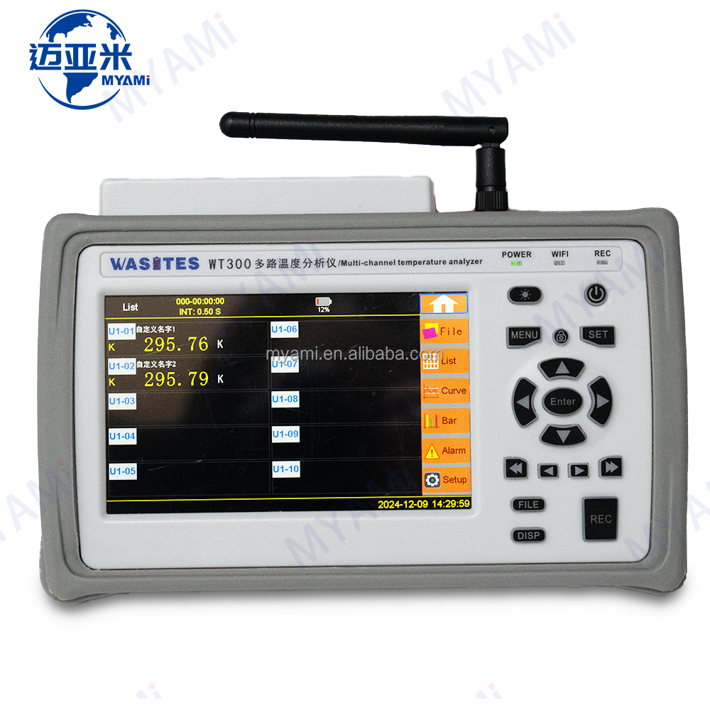 Digital Multi Channel Temperature Data Logger 10 Channels Max 40 Channels High Resolution Wifi Contact Temperature Measurement