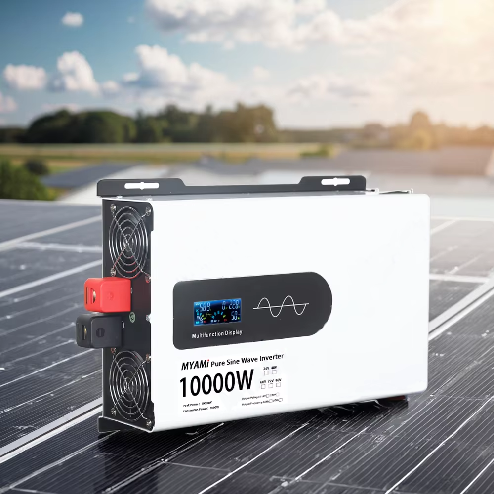 MYAMi off Grid Pure Sine Wave 5kw Solar 24v 48v 60v 72v 96v Power Inverter Factory Price 24v 110v 220v 10000w DC to AC Converter