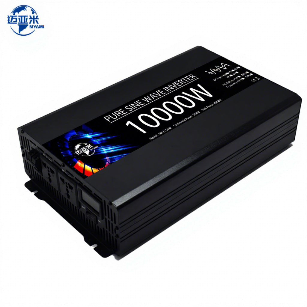 MYAMi 10000W 8000W 6000W 5000W 4000W 3000W 2000W 1000W Pure Sine Wave Single Phase Off-grid Solar Power Inverter 12V 24V 48V 60V