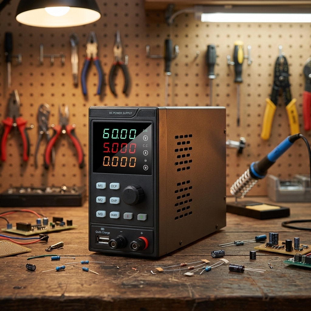 MYAMi 300W Single Output Programmable Adjustable Bench DC Power Supply Variable 30V 5A 10A Digital Display OVP/OCP protection