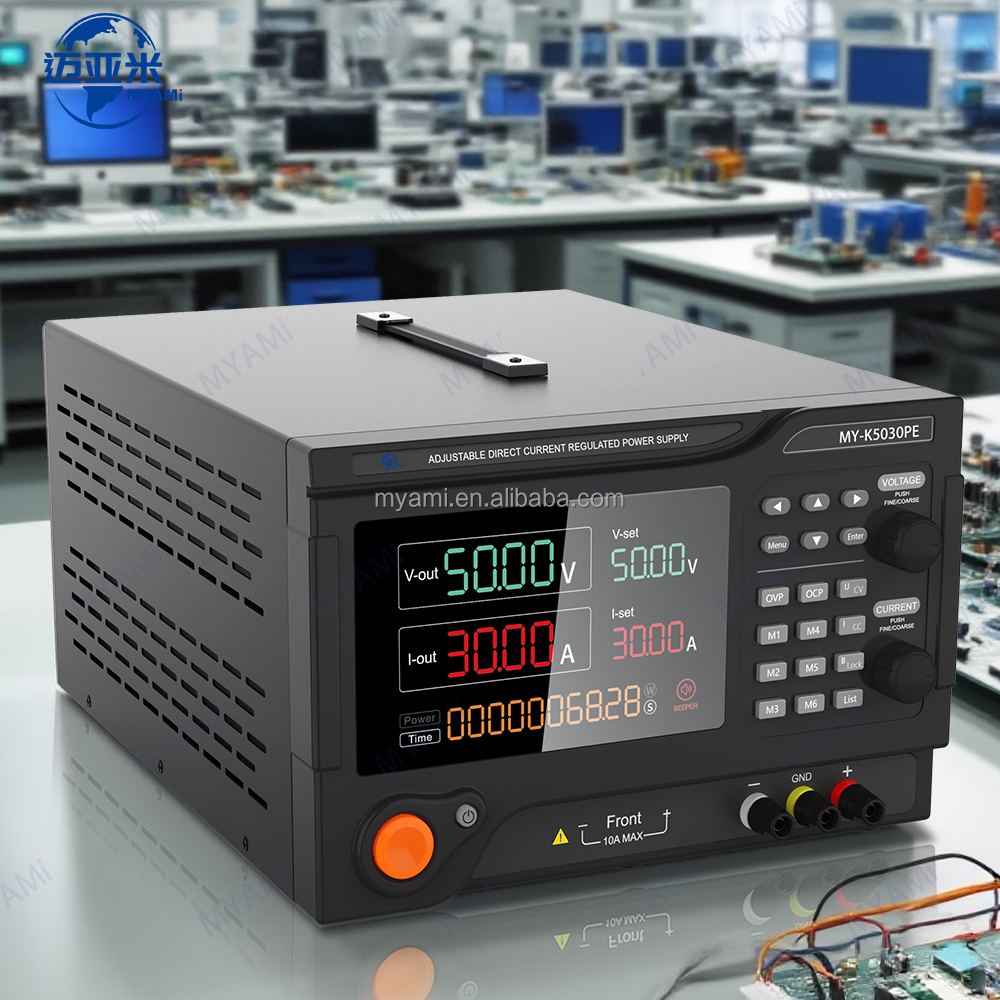 MYAMi MY-K3020PE 600W 0-30V 0-20A Adjustable Bench Programmable DC Regulated Power Supply 4 Digital LED Display Power Supply