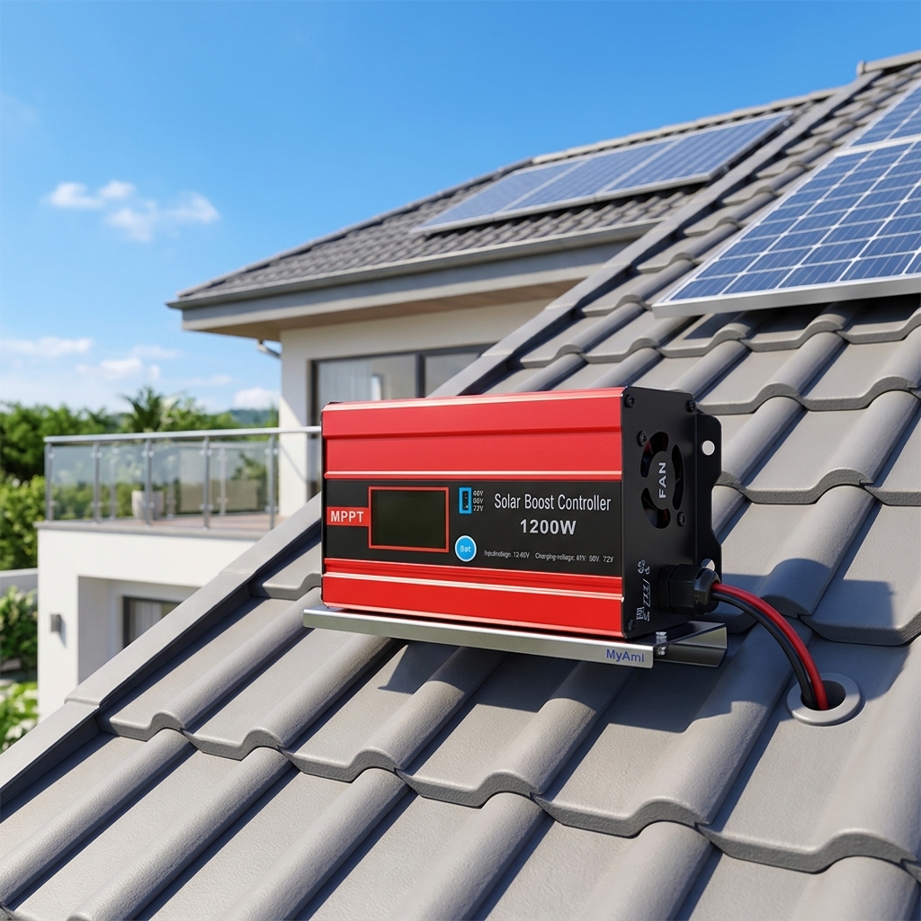 MYAMi 1200W MPPT Solar Charge Controller 30A 72V/60V/48V 99% Tracking 98% Conversion CE Certified 12Month Warranty for RV/Solar
