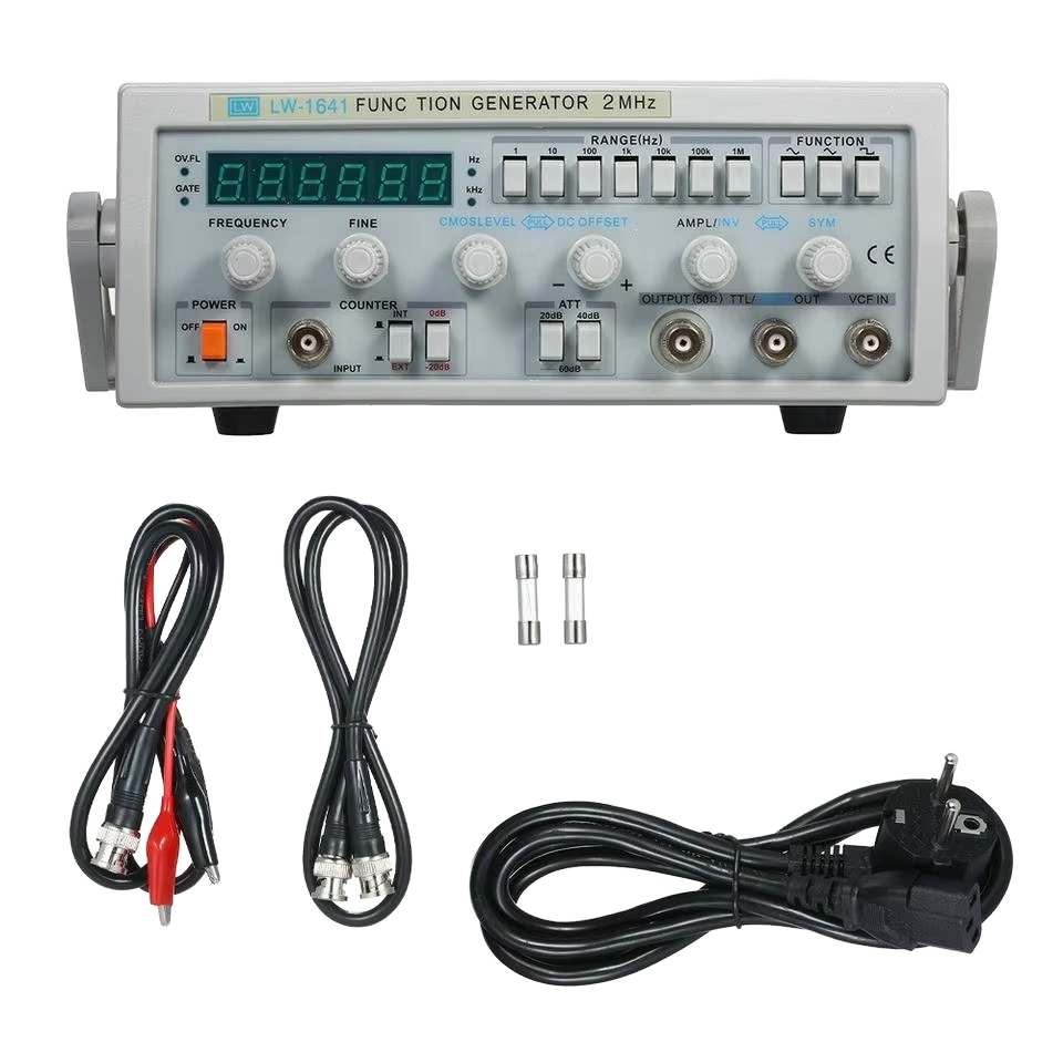 LW-1641 2MHz Function Signal Generator 5MHz 10MHz 15MHz Frequency Meter Arbitrary Waveform Signal Generator