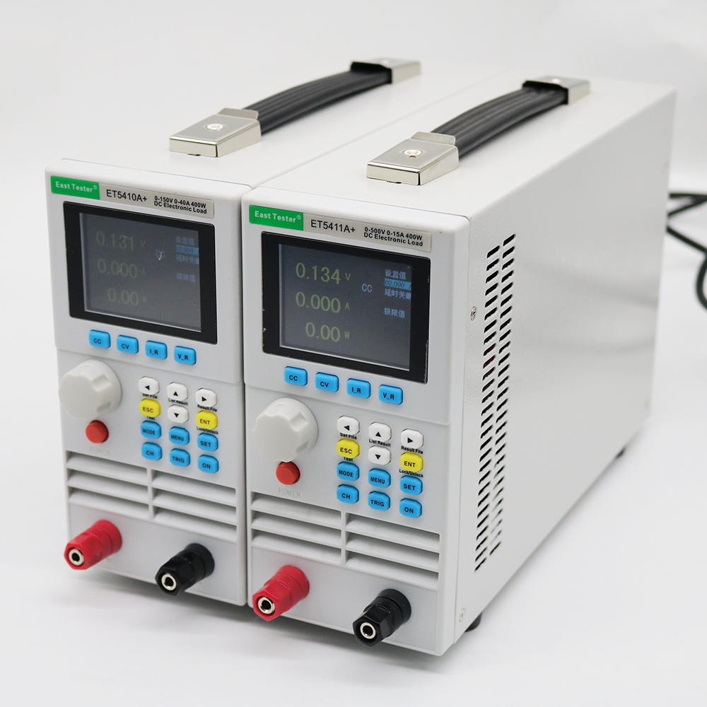 East Tester Programmable Single-Channel DC Electronic Load 400W 0-150V 40A 15A with 2.8-inch TFT LCD Screen for Auto Testing