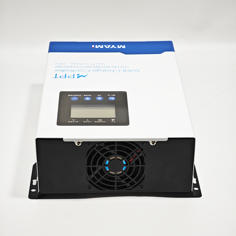 MYAMi 30A 60A 100A 120A 12V/24V/36V/48V MPPT Solar Charge Controller with Automatic Power Time Control for Lithium Batteries