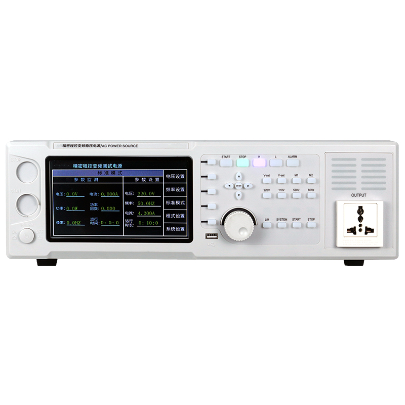 MYAMI Single Phase 300V-1000VA 45Hz-400Hz Desktop AC Power Supply Programmable Variable Frequency Touch Screen for Industrial