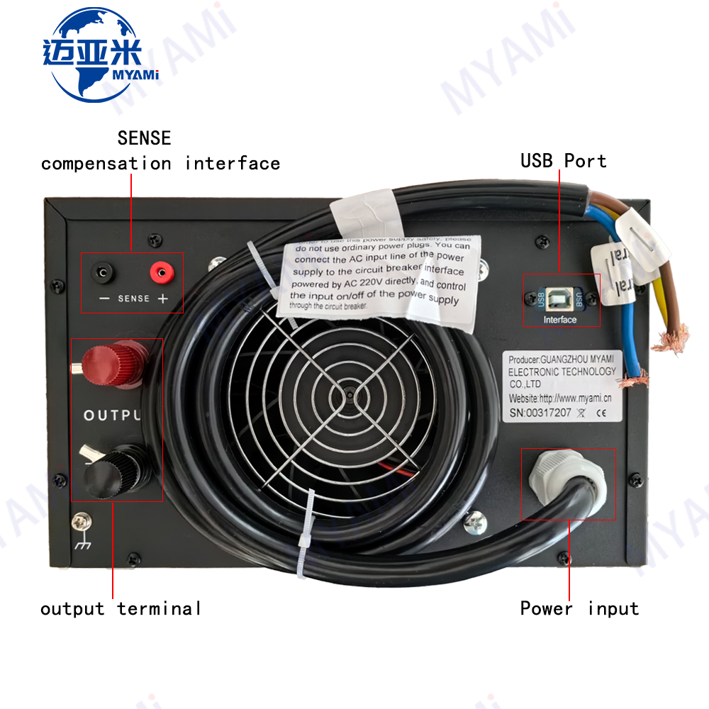 MYAMi 800V 600V 400V 300V 100V 60V 30V 6A 10A 20A 60A 100A 200A High Power Adjustable Laboratory Bench Regulated DC Power Supply