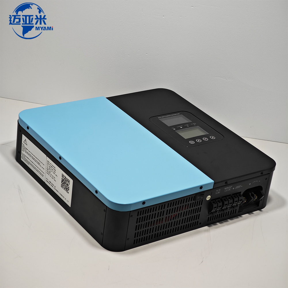 MYAMI 5000W 3000W Pure Sine Wave Hybrid Solar Inverter 24V 48V 60V 72V 96V DC to AC 220V Single Phase Inverter with 60A MPPT