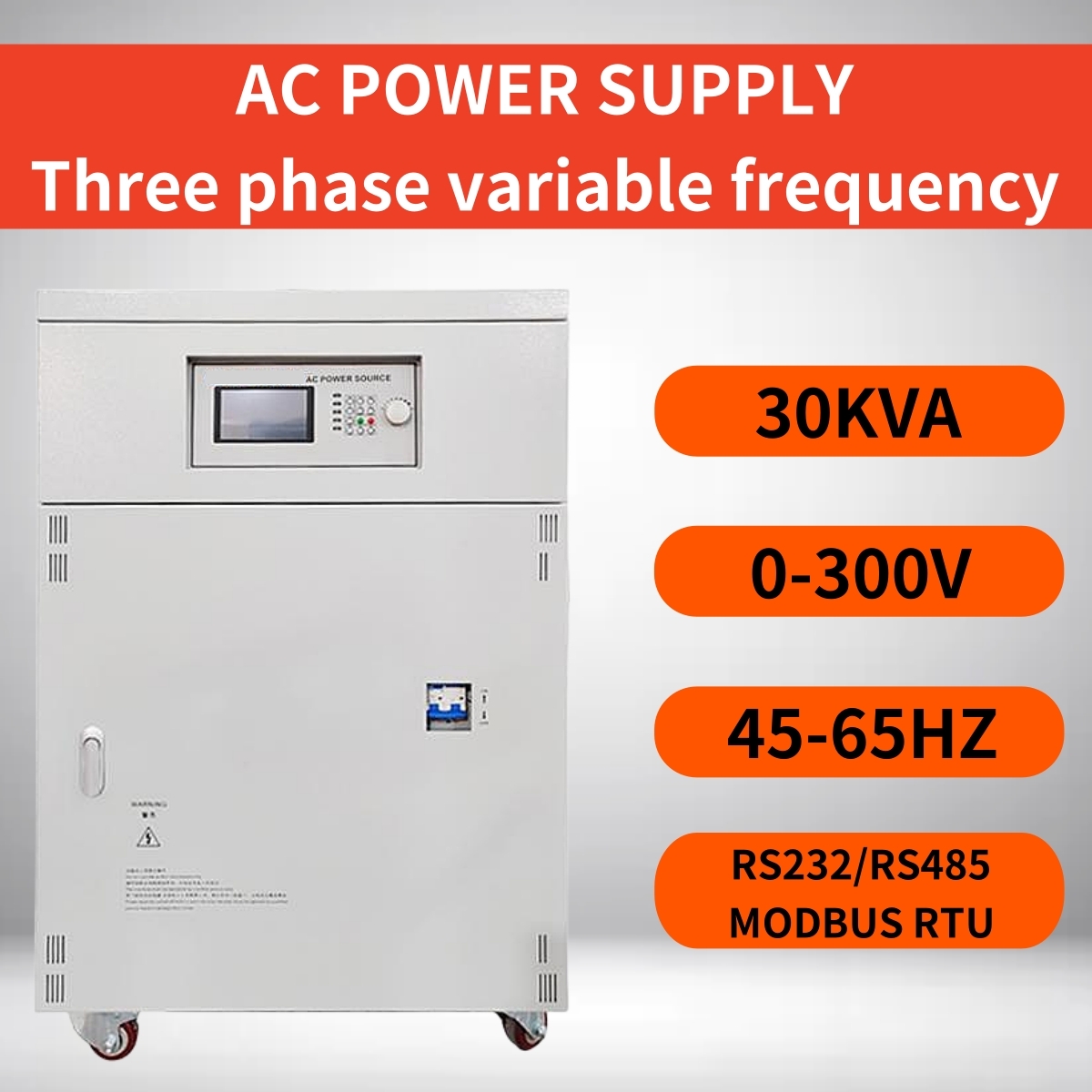 MYAMI 300V 5000VA 10KVA 30KVA 45KVA 20KVA 15KVA Industrial Cabinet High Current Variable Frequency Ac Power Supply Laboratory