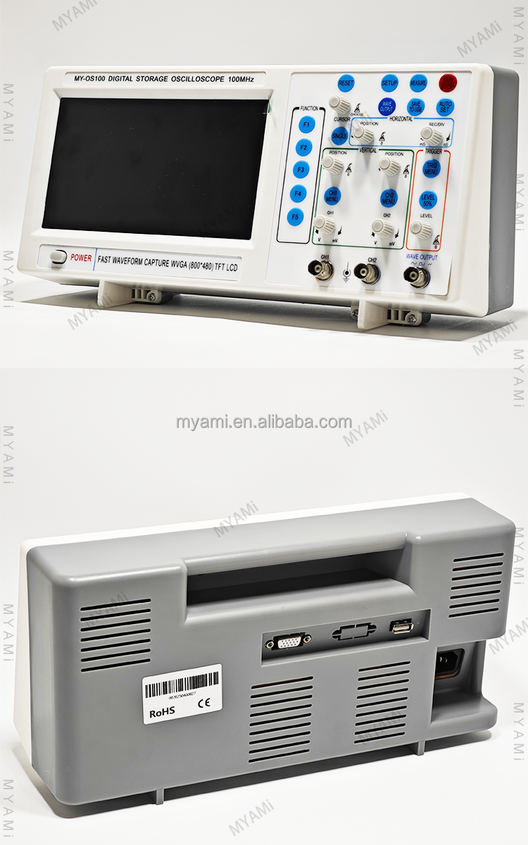 Oscilloscope Settings Menu