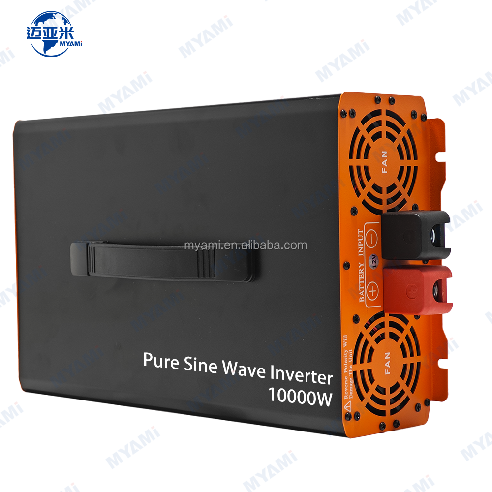 MYAMi 2200W 2000W 4000W PURE SINE WAVE Power Inverter 12V 24V 48V 60V 72V DC to AC Converters LCD Display for Home/RV/Car