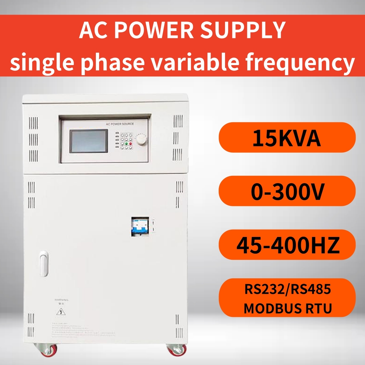 MYAMI 300V 5KW 10KW 15KW 20KW 30KW 45KW Adjustable Frequency Laboratory Ac Power Supply for  Electric Vehicle Experiment