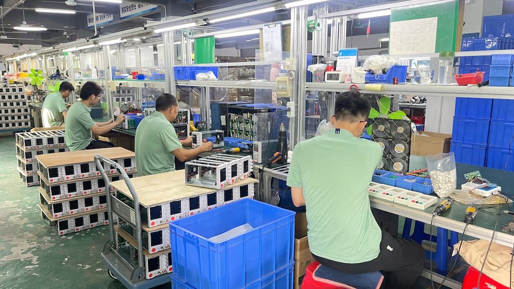 MYAMI power supply assembly line