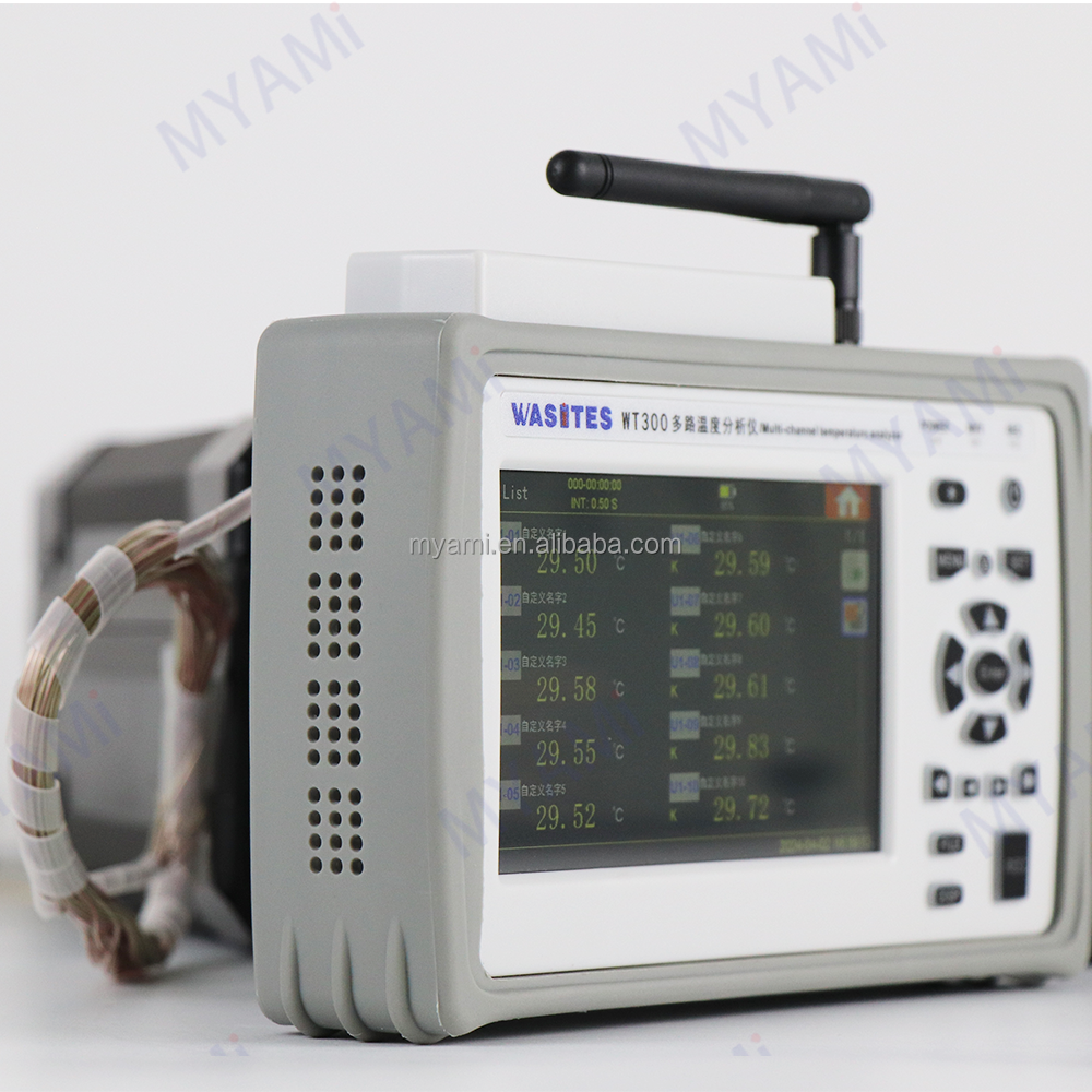 High Resolution 10-Channel WIFI Wireless Temperature Data Logger Multi Contact Measurement Customizable ODM Plastic Material