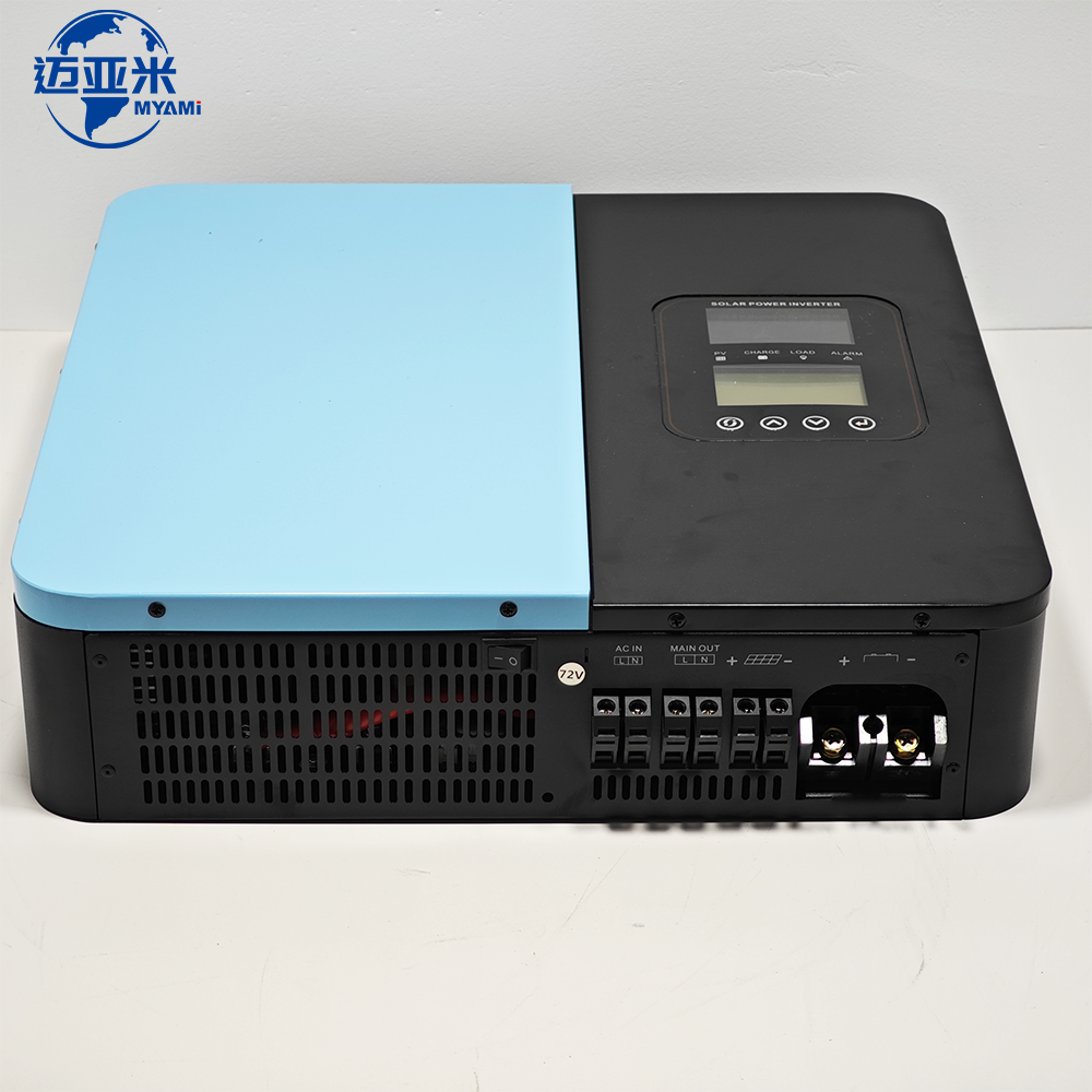 MYAMi 3000W 5000w Pure Sine Wave Hybrid Solar Inverter 24V 48V 60V 72V 96V Dc to AC 110V 220V with 60A MPPT All-in-one Inverter
