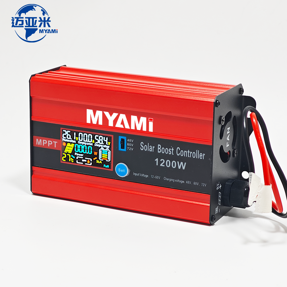 MYAMi boost Converter Dc-dc PV Voltage Booster MPPT Boost Solar Charge Controller 1200W Max 30A PV Input Adjustable 48V 60V 72V