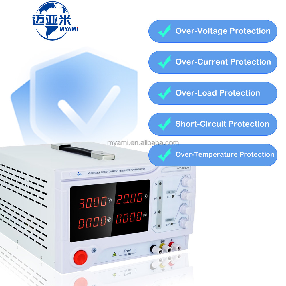MAYMi MY-K3030 24V 30V 30A 900W 150V 5A 10A 750W 1500W Digital Display Adjustable Lab Bench DC Power Supply for School Teaching