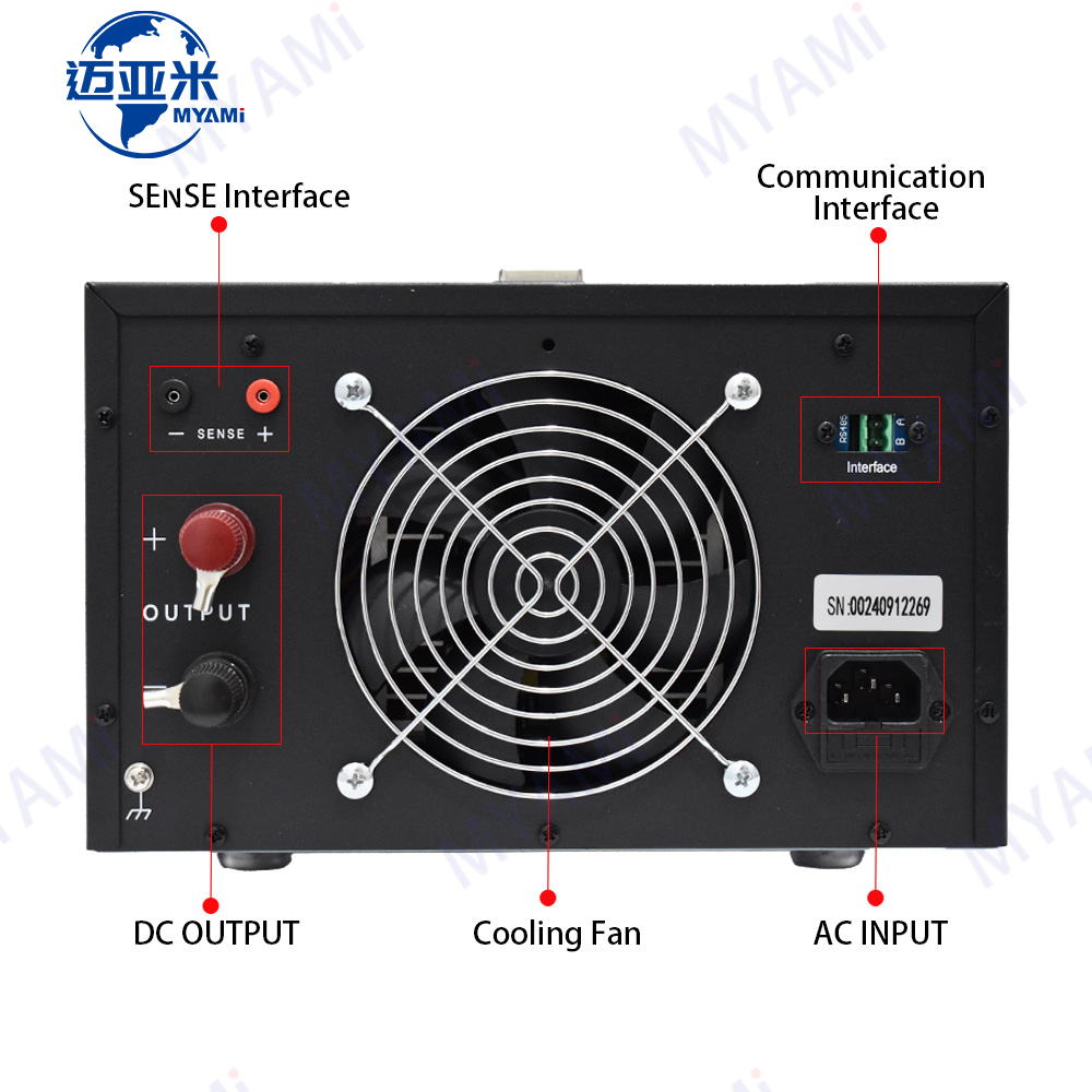 MYAMi 750W 1500W 4500W High Power Programmable Bench Switching DC Power Supply Adjustable 150V 5A 10A 30A Variable 20A Lab Power