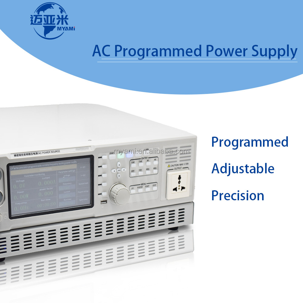 MYAMI Single Phase 300V/600V 2KVA/3KVA AC Power Supply 45Hz/400Hz Variable Frequency Desktop Bench Industrial Power Supplies