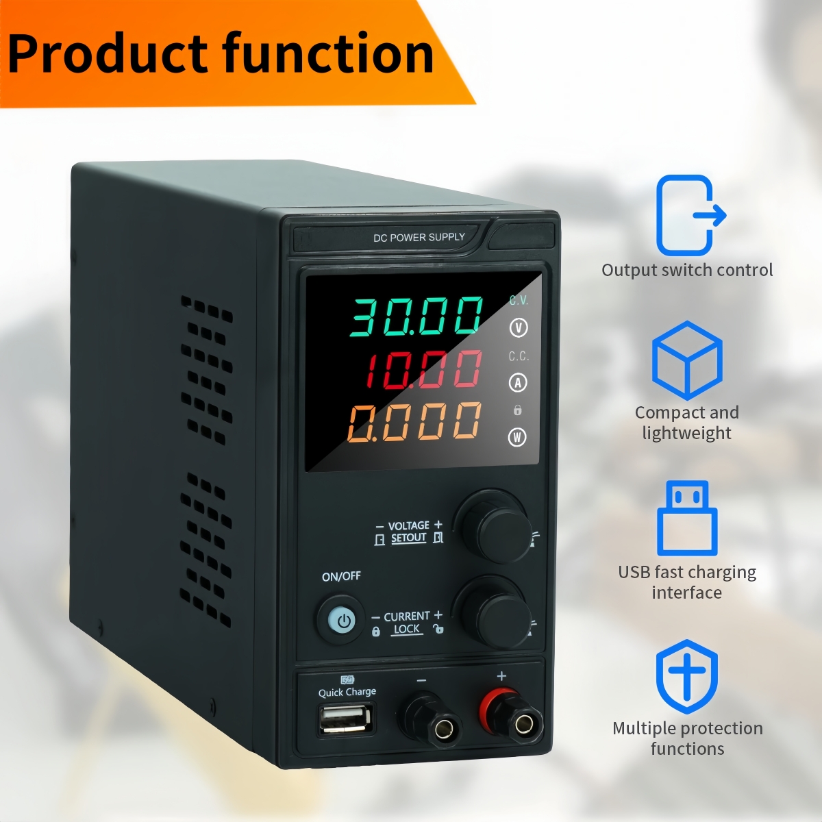 MYAMI 30V 10A/60V 5A/150V 2A/120V 3A/30V 5A  150W 300W Bench Power Supply Dc Regulated Power Supply for Phone Repair