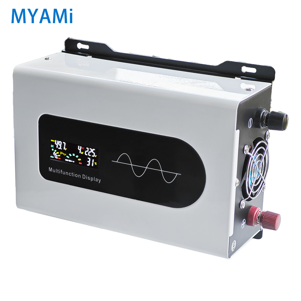 MYAMi PURE SINE WAVE Power Inverter 900w 12V 24V 48V to 220V 110V Single Phase Dual Output for Home /Car /RV Use