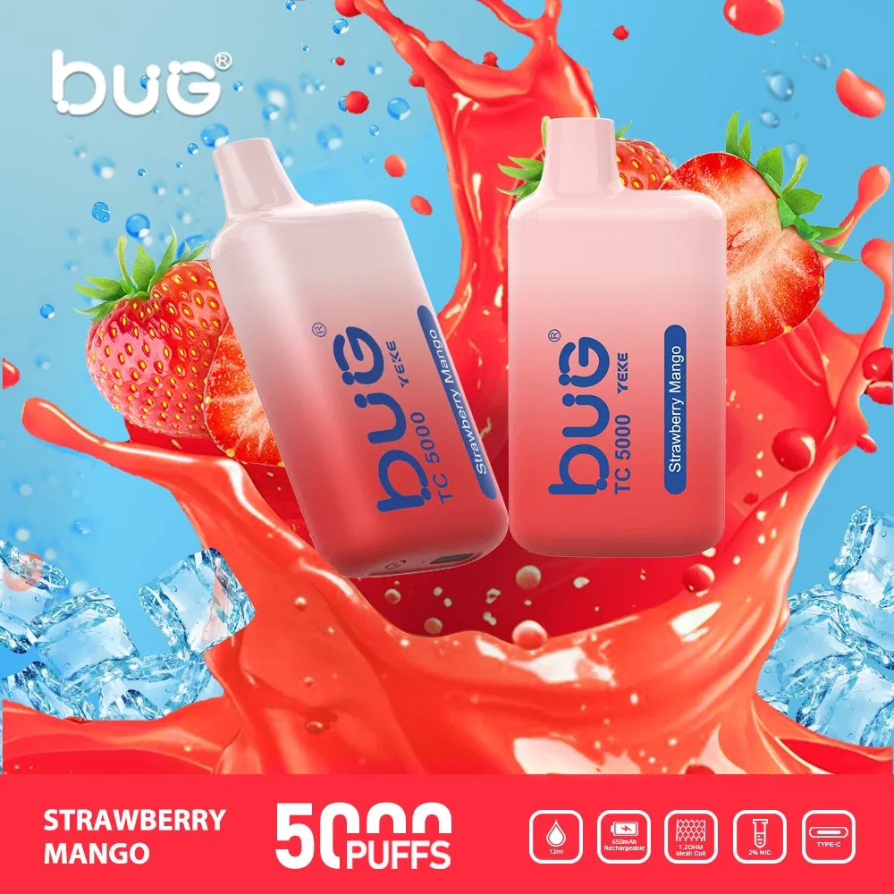 Premium Bug Bc 5000 Puff Disposable Vaping Device for Wholesale