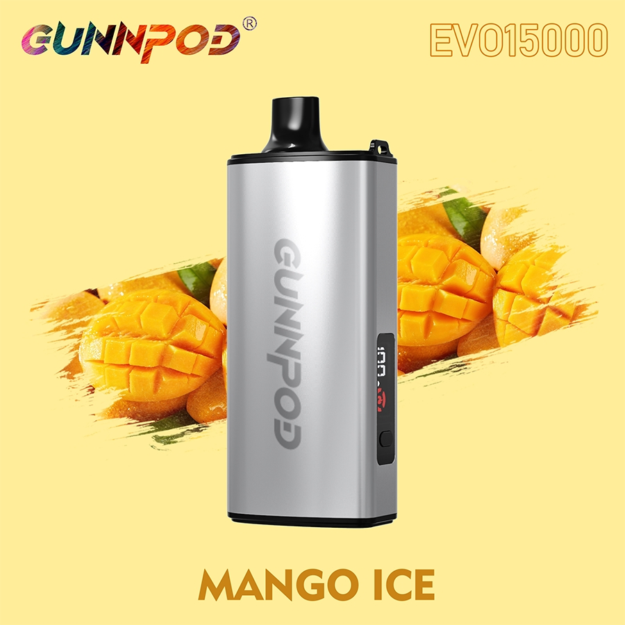 Cheap Price Wholesale Gunnpod Evo 15000 Puffs Vaping Mode Switch Pod Kit 2500mAh Long-Lasting Battery Life Disposable Vape with Smart Screen