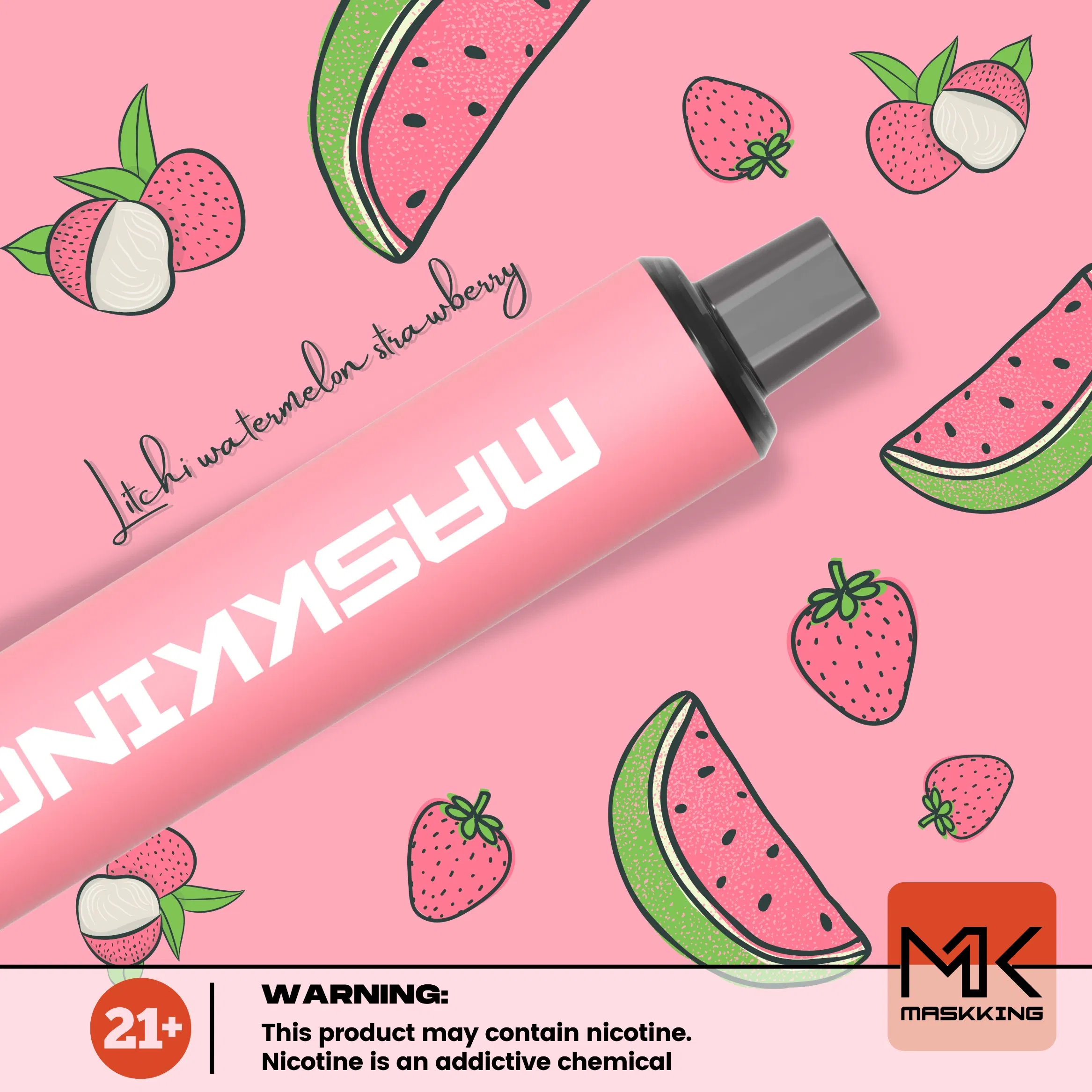 Maskking High. Gt 2500puffs Disposable Portable Vape Environmentally Friendly Intense Flavour New Life New Experience Long Range Battery 2%&5% Nicotine