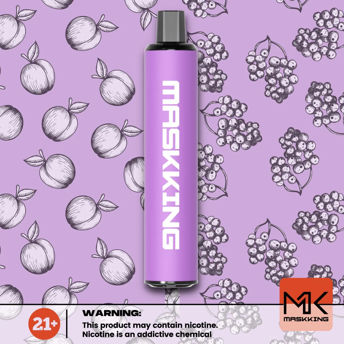 Maskking High. Gt 2500puffs Disposable Portable Vape Environmentally Friendly Intense Flavour New Life New Experience Long Range Battery 2%&5% Nicotine