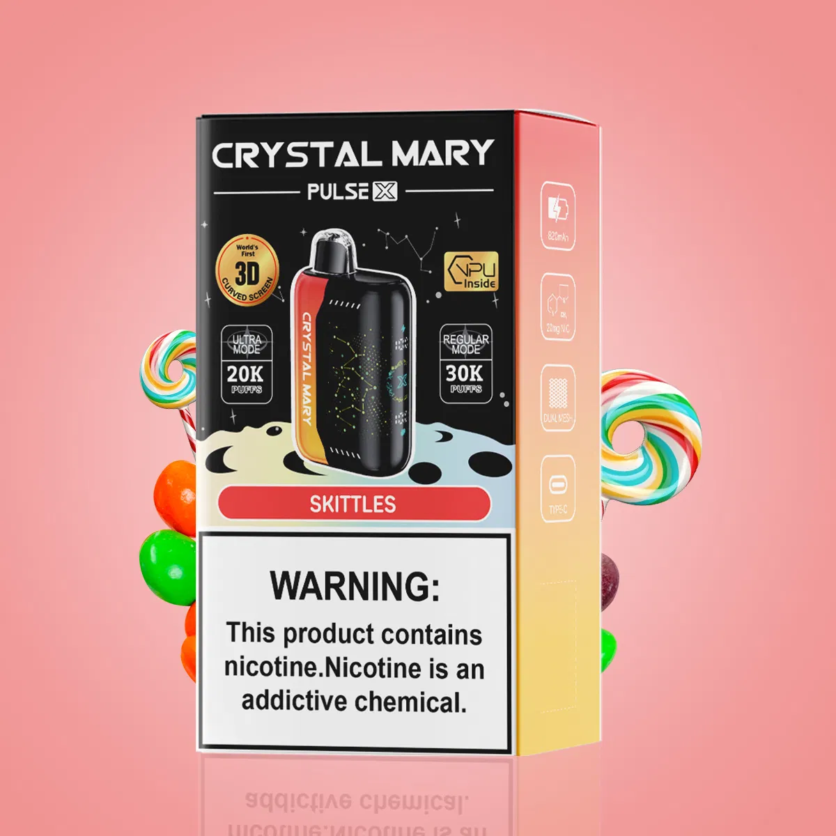 High Puff Disposable Vape Offers 30000 Puffs Dual Mesh Coil 23ml E Liquid Smooth Flavor 3D Screen Powerful OEM Supported Device