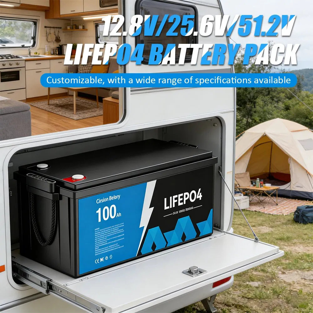 Energy Storage Pack 12V 24V 48V Lithium Ion LiFePO4 Battery for Golf Cart Marine Boat
