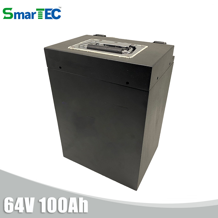 Smartec LiFePO4 Battery Manufacturers CE IEC SGS ISO9001 20s 64V 100A Forklift Electric Truck High Power LFP Batteries Pack with Smbus Communication
