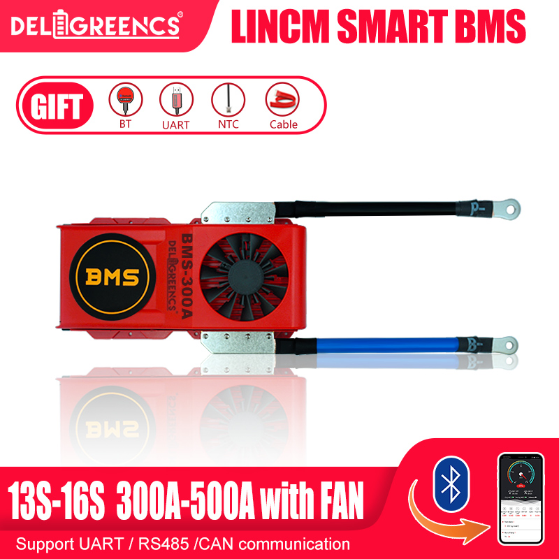 Deligreencs 12V/24V/36V/48V/60V/72V LiFePO4 BMS Battery Management System 4s BMS for Lithium Ion Batteri Pack