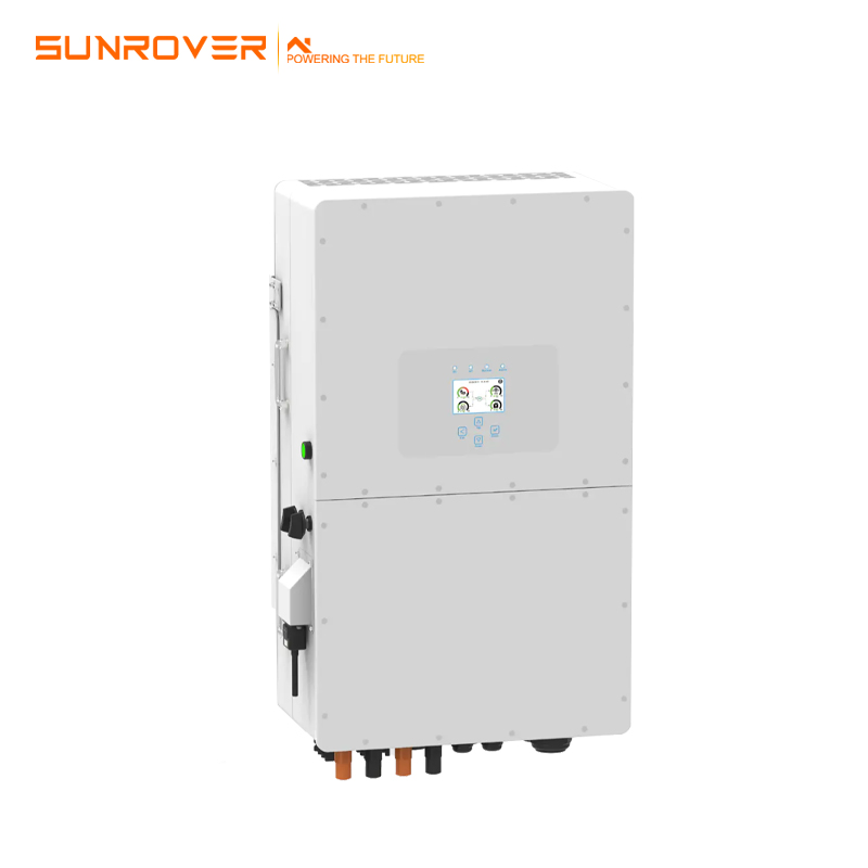 High Voltage 50kw Solar System 50000 Watt Commercial Solar System 50kw Deye Hybrid Solar Energy System with Lithium Battery
