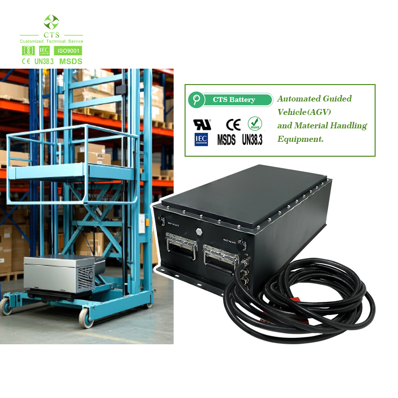 High-Capacity Energy Storage Systems 24V 48V 300ah 400ah 500ah Lithium Ion Batteries Rechargeable Forklift Agv Packs