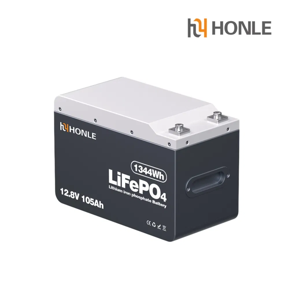 Lithium Cell Solar Power Station High Capacity Rechargeable LiFePO4 Battery Pack for RV Marine Forklift