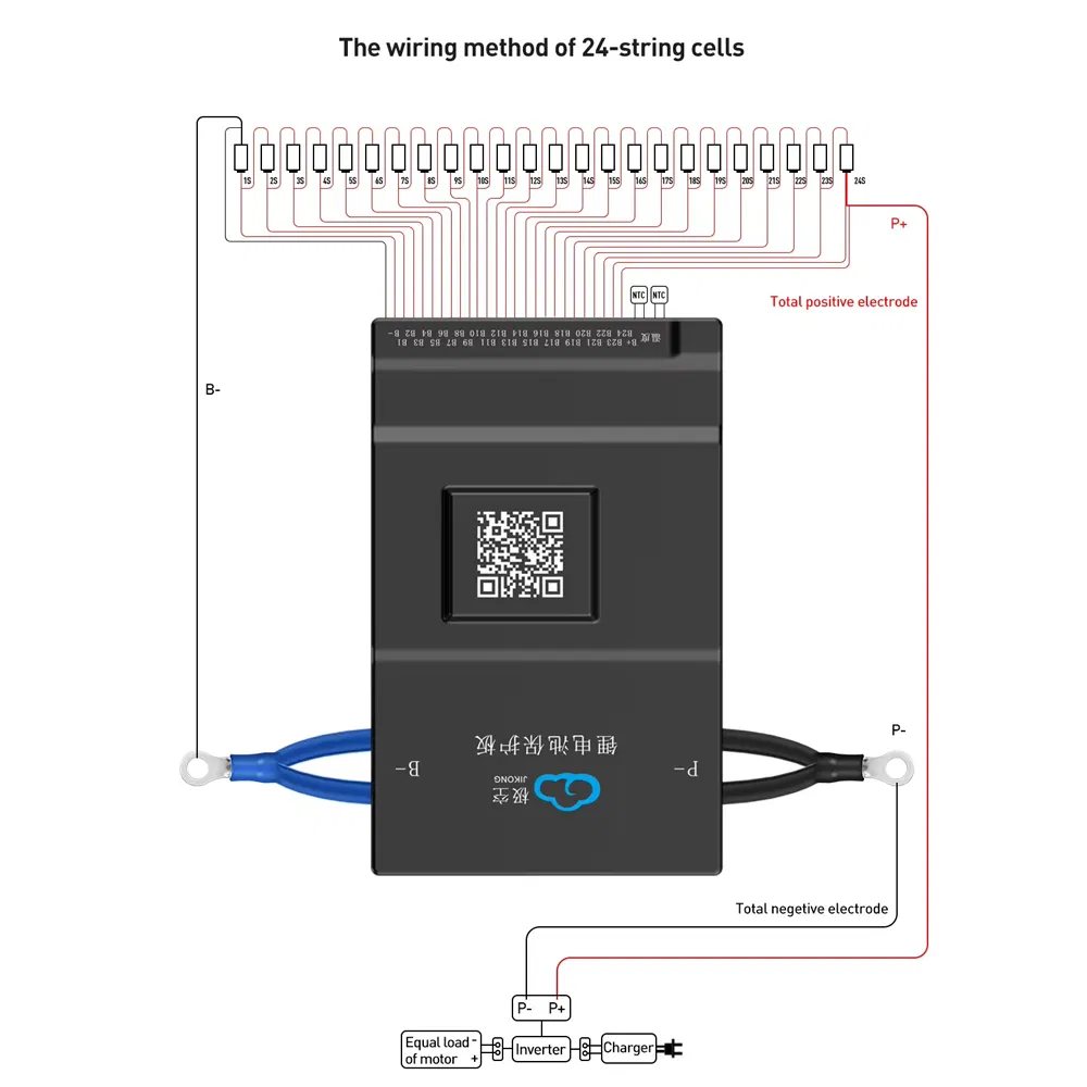 Jikong BMS Jk-B1a24s15p BMS LiFePO4 24s 72V Lithium Ion Battery Pack Management System LiFePO4 BMS PCBA