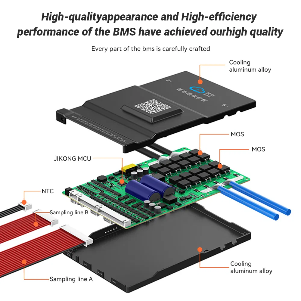 Jikong BMS Jk-B1a24s15p BMS LiFePO4 24s 72V Lithium Ion Battery Pack Management System LiFePO4 BMS PCBA
