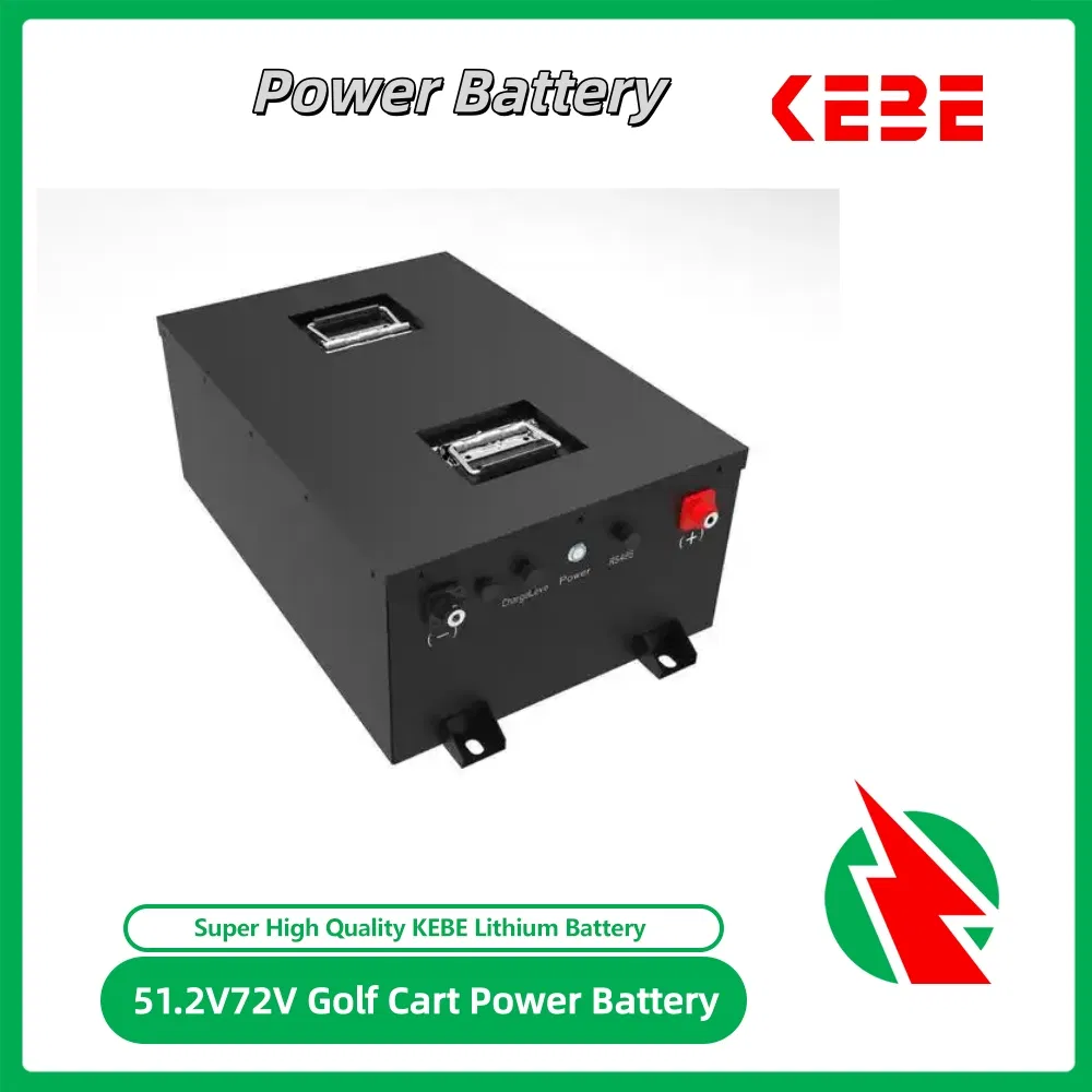 Top Quality Durable Golf Cart Lithium Battery Pack 7680wh 51.2V150ah 105kwh 76.8V 72V 100ah High Power Lithium Ion Battery