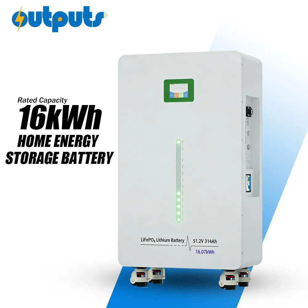 OEM Floor Standing 16kwh 51.2V 314ah Solar Power Residential Lithium Bess Battery Energy Storage System