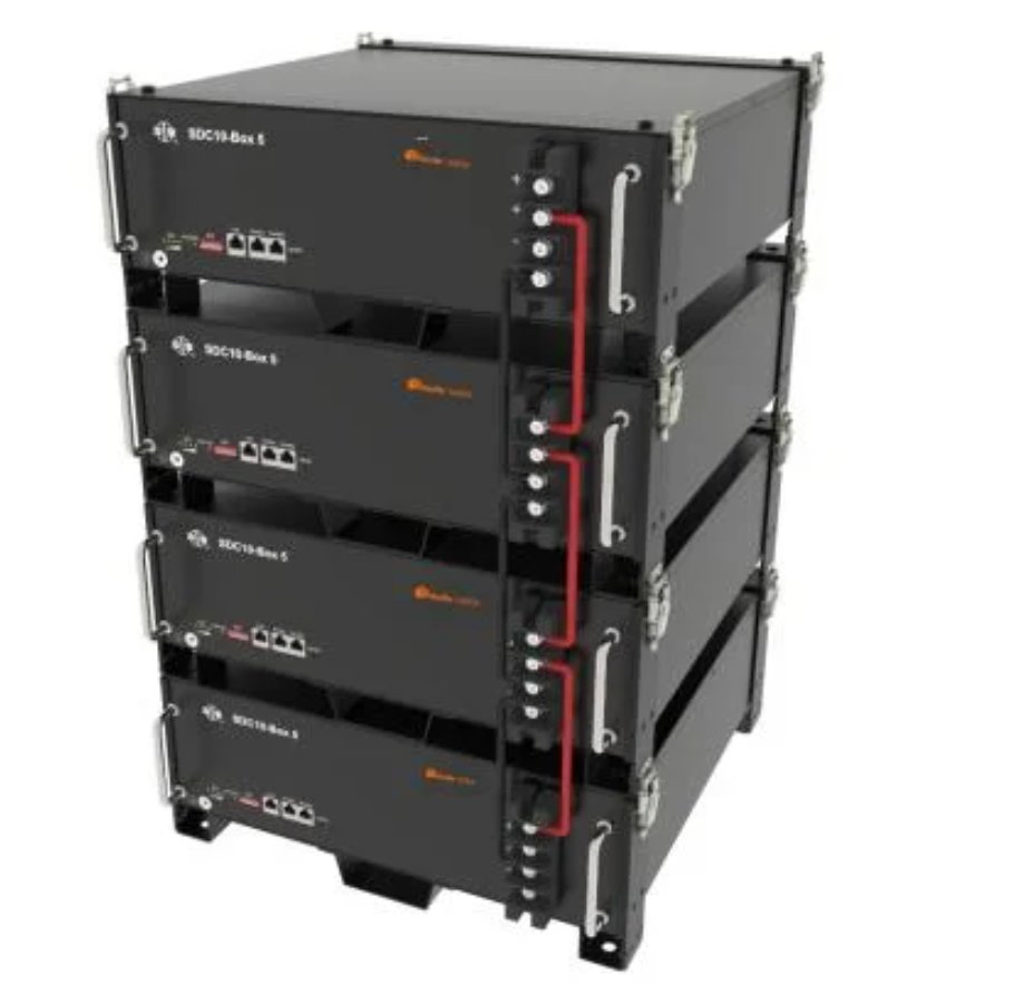 High Voltage Stacked Lithium Battery Modular Design 48V100ah LiFePO4 Battery Pack