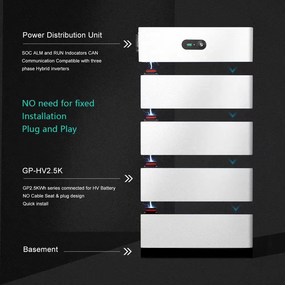 200V 300V 400V 50ah LiFePO4 Lithium Ion Battery Ark High Voltage Battery System