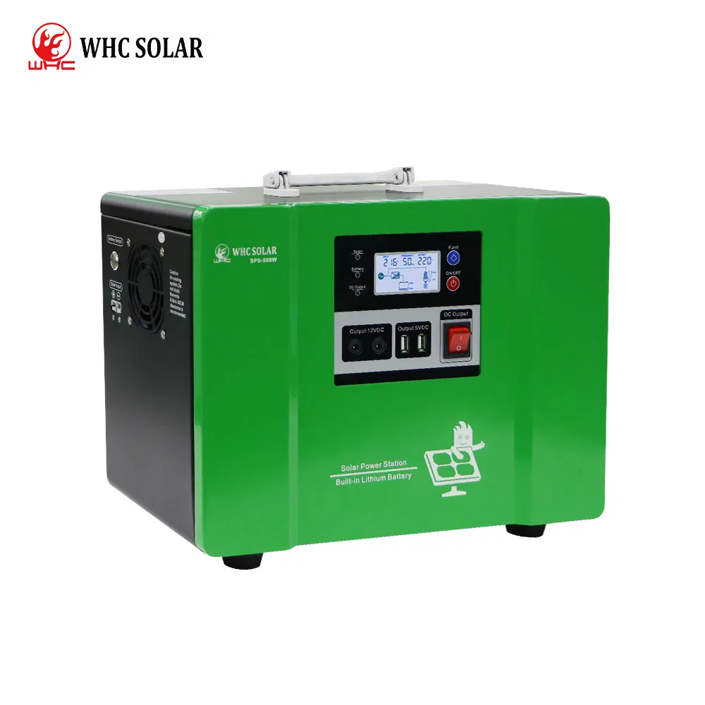 Whc 500W Portable Lithium Battery EV Electric Vehicle Portable Solar System