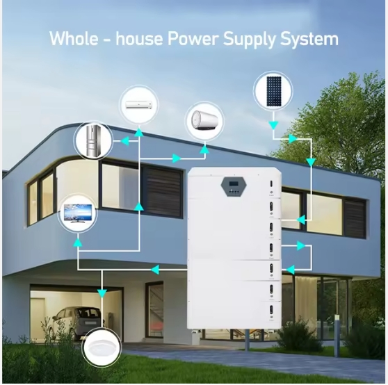EU Stock 5kwh 10kw 20kwh 30kwh High Voltage Stackable Solar Battery LiFePO4 Hv Lithium Battery Pack Solar Energy Storage System