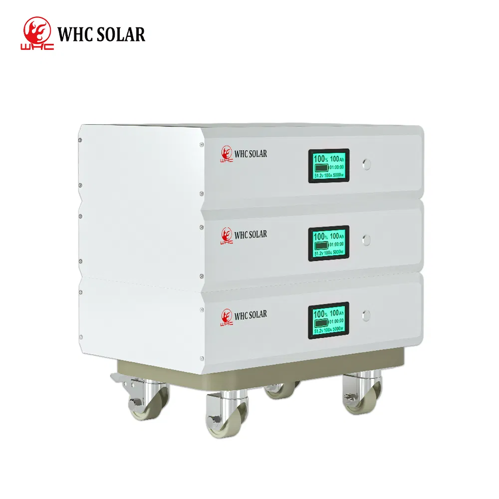 Whc High Voltage Stacked Lithium Battery Modular Design 5kwh 10kwh 20kwh LiFePO4 Battery Pack