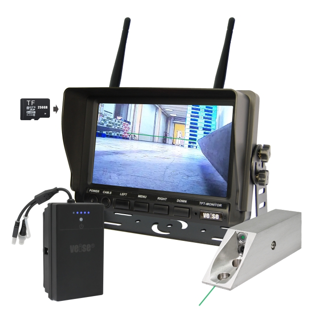Wireless Forklift Camera &amp; Laser Guidance System
