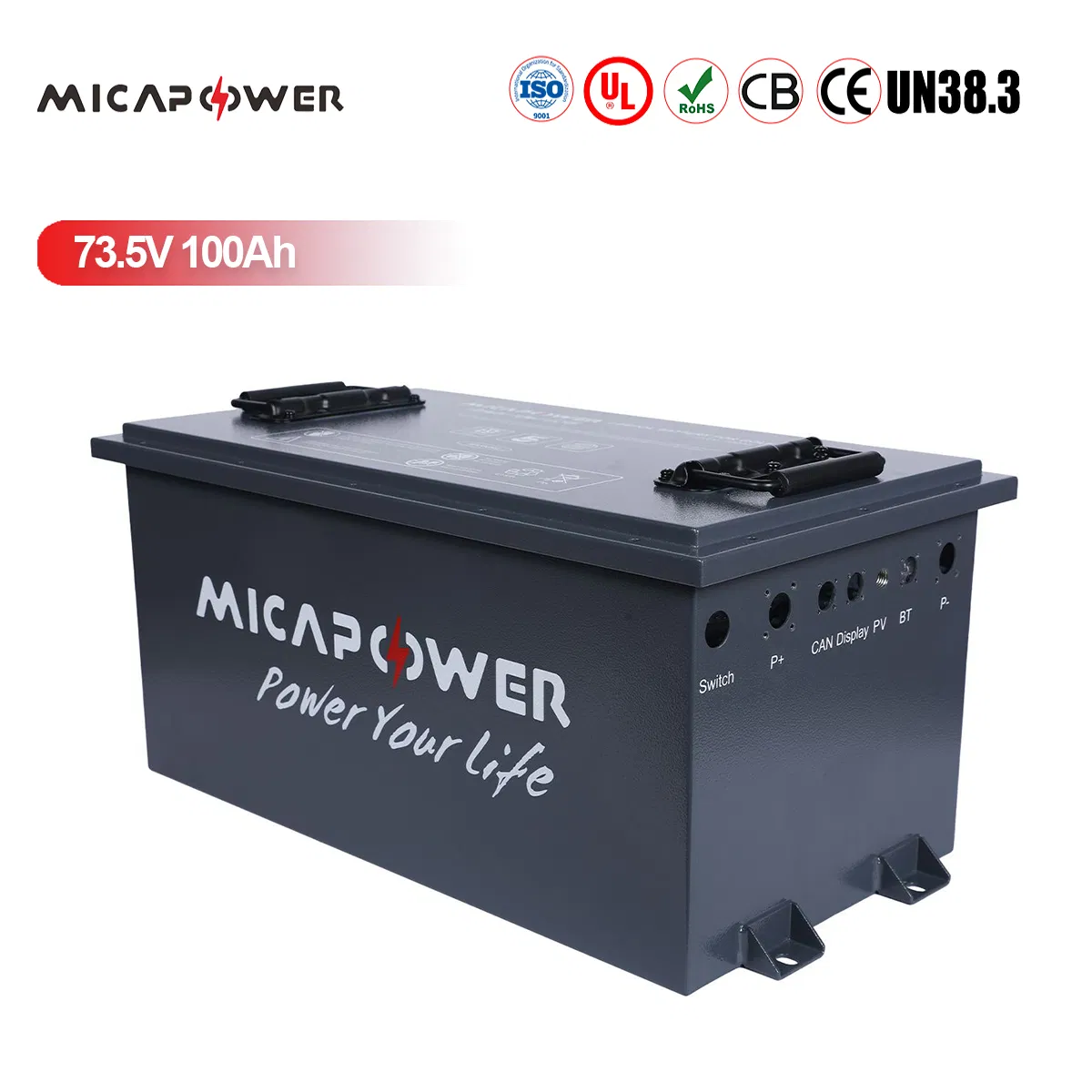 Mica Golf Cart LiFePO4 Battery 48V 51.2V 54.4V 60V 72V 73.5V 100ah 105ah 150ah Lithium LiFePO4 Battery for 4seater 6seater Low Speed Electric Vehicles