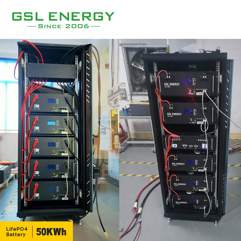 Gsl Ess Energy Storage System Cabinet Solar 20kwh 30kwh 40kwh 50kwh 100kwh 150kwh 48V Lithium Battery Pack