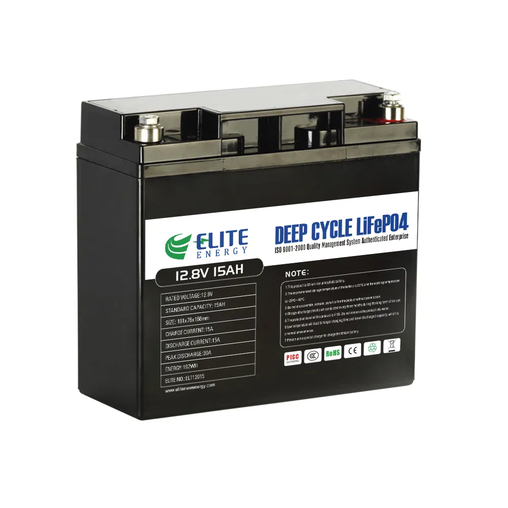 Elite Deep Cycle 12V 15ah 18ah 20ah Rechargeable Lead Acid Replacement Battery Lithium Li-ion LiFePO4 Battery for UPS EV Marine Solar Golf Cart Trolley