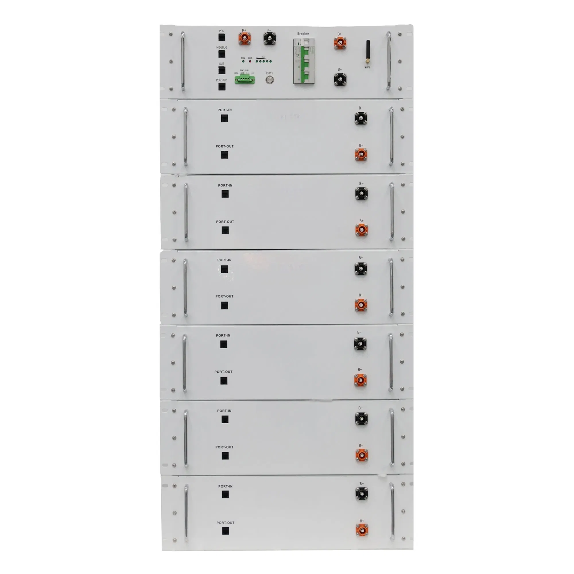 Customized 5.12kwh Solar Energy Storage Lithium Iron Phosphate Battery System for Home Villa Photovoltaic High Voltage Rack Storage